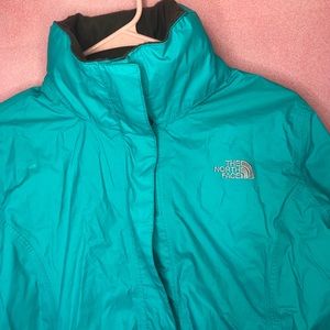 Turquoise NORTH FACE JACKET🐳